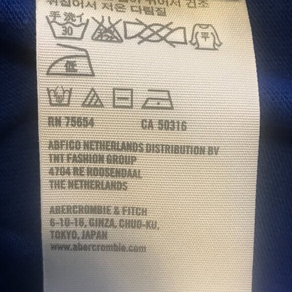 Retro 2018 Hollister surfer T-shirt flower spell out blue women's S beach boho - Picture 9 of 9